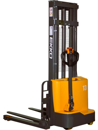 Ekko EB13C-138 Straddle Stacker Full Powered 2800 lbs Capacity 138