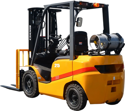 Ekko EK25TLP Forklift Propane 5,000 lb. Capacity 4-Wheel Solid Pneumatic Tires New