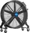 47" Portable Industrial Fan with Variable High-Efficiency PMSM Motor,Mobile High Volume Floor Fan for Warehouse,Workshop & Gym