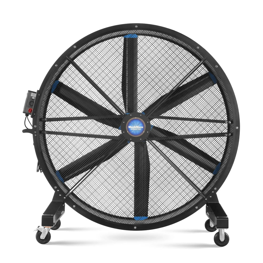 79" Portable Industrial Fan with Variable High-Efficiency PMSM Motor,Mobile High Volume Floor Fan for Warehouse,Workshop & Gym