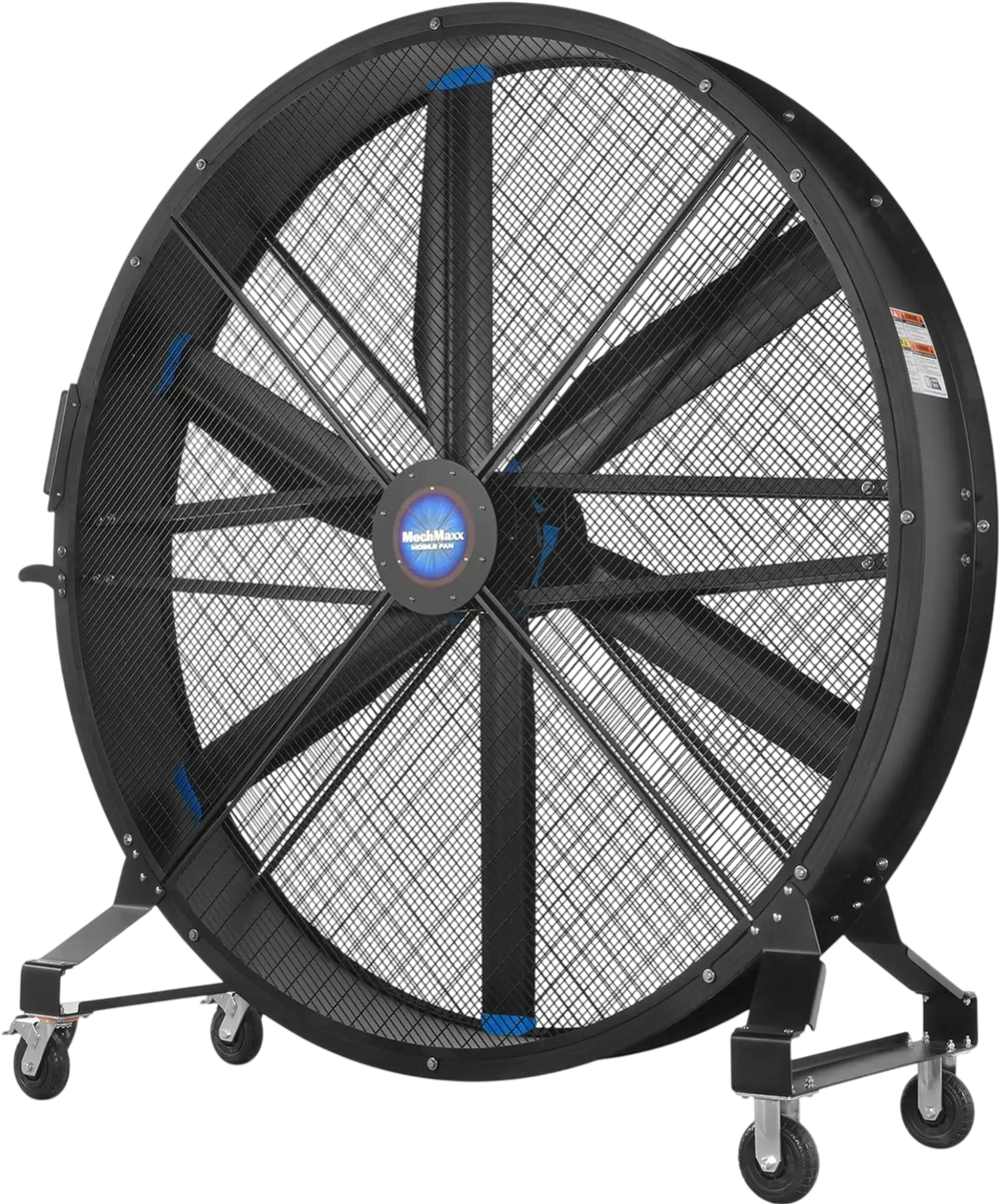 79" Portable Industrial Fan with Variable High-Efficiency PMSM Motor,Mobile High Volume Floor Fan for Warehouse,Workshop & Gym