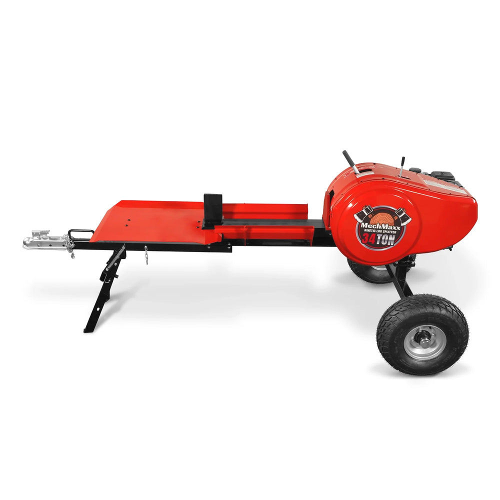34 Ton Kinetic Fast Log Splitter,  7 HP Ducar Gasoline Engine,  28" Log Diameter Capacity,  3-Sec Cycle Time,  KT34