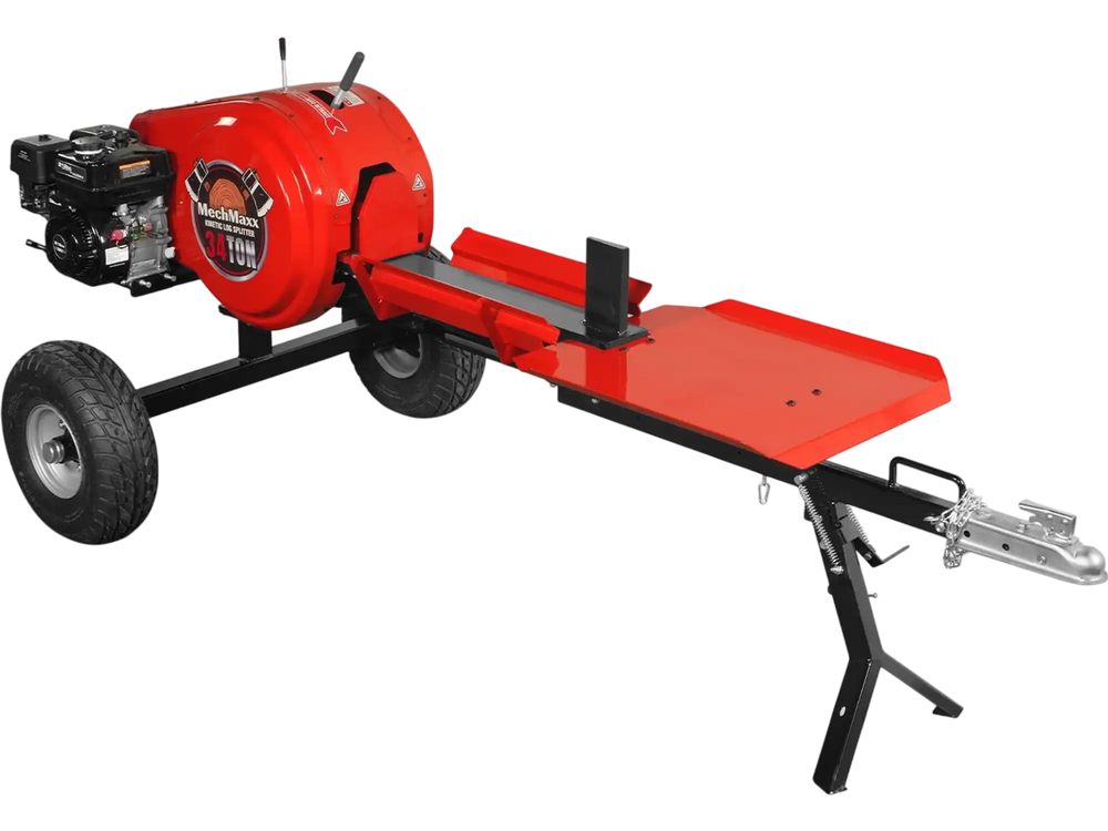 34 Ton Kinetic Fast Log Splitter,  7 HP Ducar Gasoline Engine,  28" Log Diameter Capacity,  3-Sec Cycle Time,  KT34