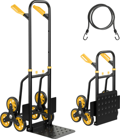 Costway Stair Climber Hand Truck 350 lbs Capacity Telescoping Handle 81327594 New