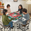 35 Inch 4 Player Game Card Folding Mahjong Table with Cup Holders-Light Green - Gallery View 1 of 10