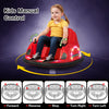 12V 360° Ride on Bumper Car for Toddlers with Remote Control-Red - Gallery View 1 of 12
