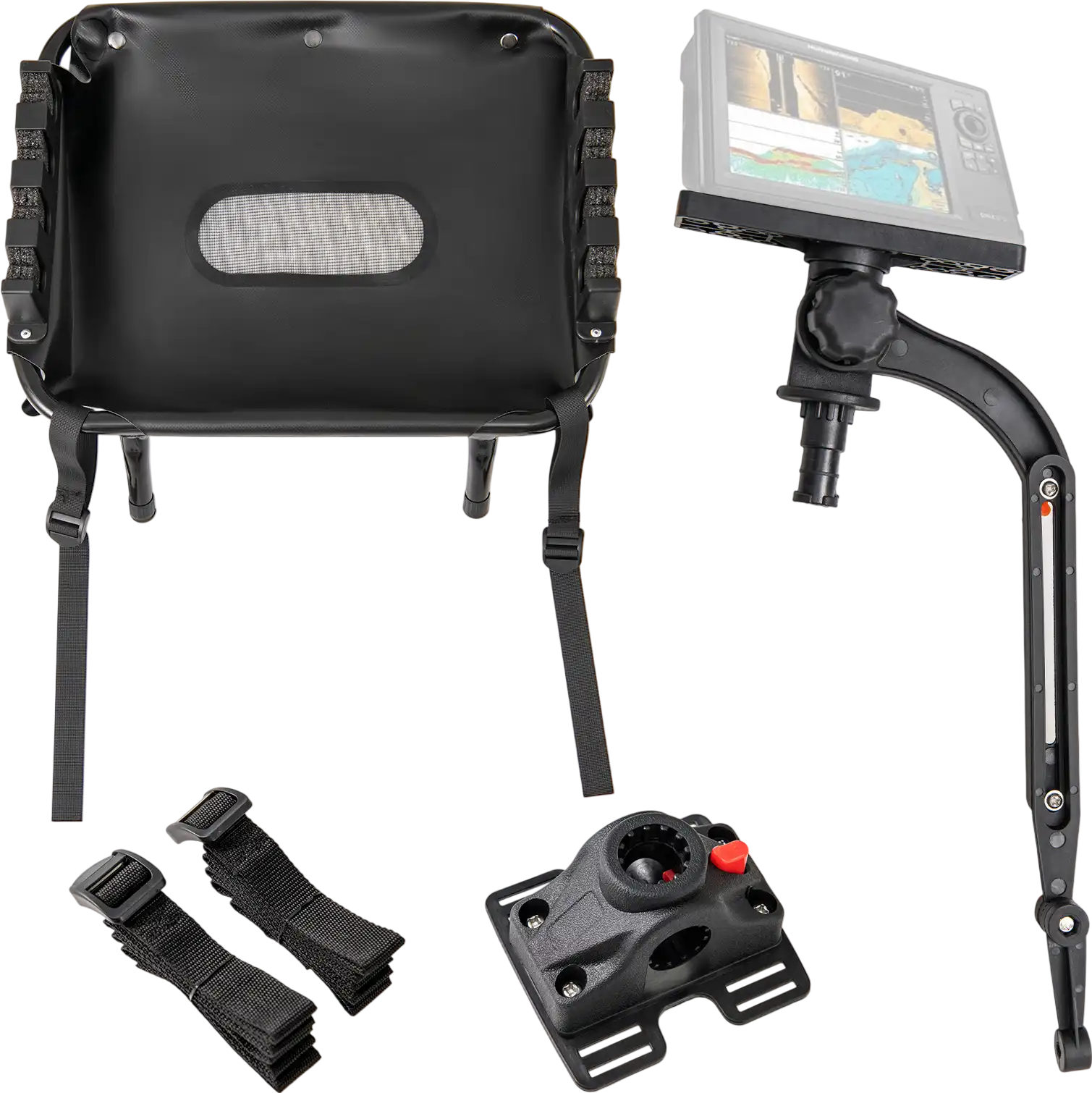 Costway 360° Rotatable Fishing Boat Mount Bracket Accessory Set of 2 45329671 New