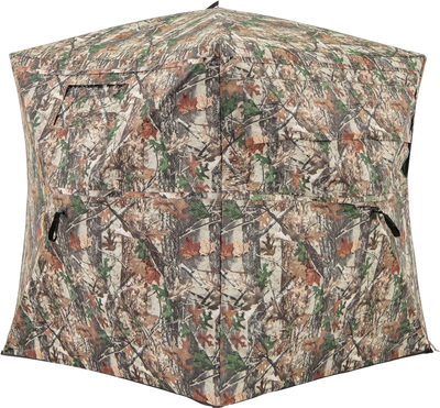 Costway 360° One Way See Through Hunting Ground Blind with Carrying Bag 95736128 New
