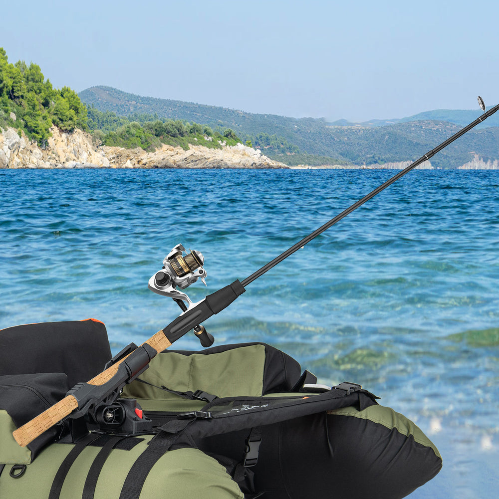 Fishing rod holder from the 360° Rotatable Fishing Boat Kayak Accessory Set, ideal for inflatable boats and kayaks.