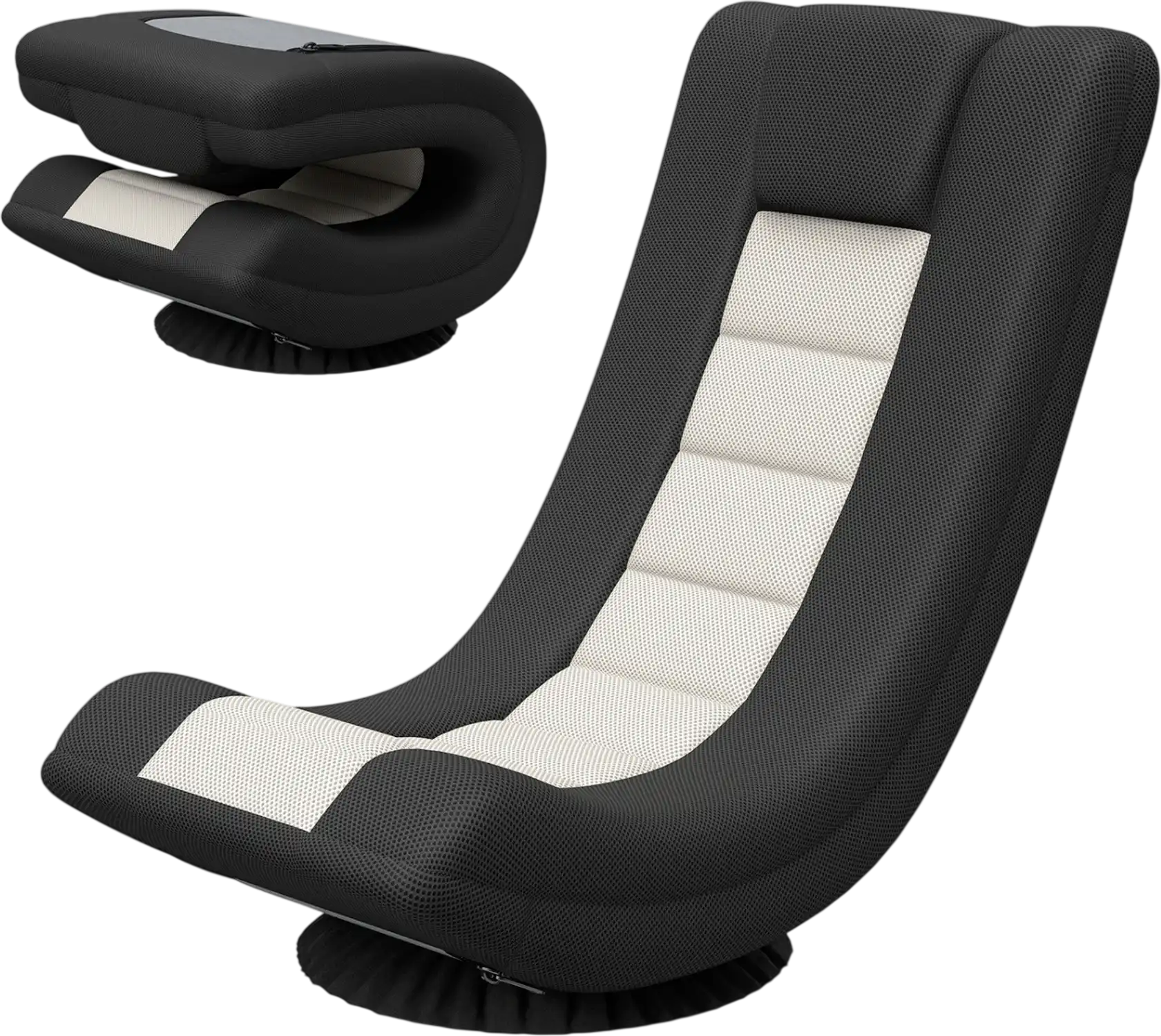 Costway 360° Swivel Gaming Floor Chair 4-Position 62571438 New