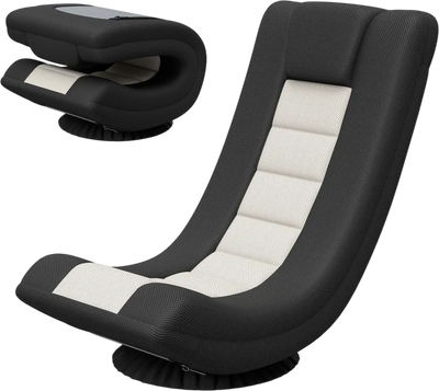 Costway 360° Swivel Gaming Floor Chair 4-Position 62571438 New