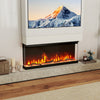 36/40/50/60 Inch Wide 3-Sided Electric Fireplace Insert with Remote Control and 12 Flame Colors-40 inches - Gallery View 1 of 10