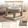 Extra large base of 36" carpeted cat tree ensures stability, featuring plush perches and multiple scratching posts.