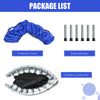 Protective cover and steel foot pipes for the 36 Inch Mini Folding Trampoline, designed for safety and stability.