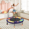 Mini Trampoline Folding Small Rebounder for Kids with Lights-Purple - Gallery View 1 of 10