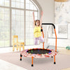 36 Inch Mini Trampoline with Colorful LED Lights and Bluetooth Speaker-Orange - Gallery View 1 of 10