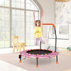 36 Inch Mini Trampoline with Colorful LED Lights and Bluetooth Speaker-Pink - Gallery View 1 of 10