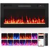 36 Inch Smart WiFi Electric Fireplace with Recessed and Wall Mounted - Gallery View 1 of 2