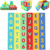 36-Piece Interlocking Baby Puzzle Floor Tiles with Educational Alphabet