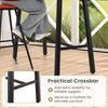 36-inch patio counter height bar table with sturdy metal construction and practical crossbar for added stability and.
