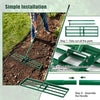 Lawn leveling rake with a 36 x 10 inch plate and ergonomic handle, ideal for leveling grass surfaces in gardens.