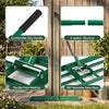 Lawn leveling rake features a 36 x 10 inch plate, ergonomic handle, and 180° rotatable head for easy lawn maintenance.