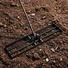 36 x 10 Inch Lawn Leveling Rake with Ergonomic Handle-Black - Gallery View 1 of 9