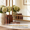 Decorative mirror with gold beaded metal frame, 36 x 24 inches, adds timeless elegance to living rooms and entryways.