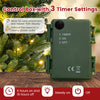 Control box for 3 timer settings, designed for the 3 feet mini pre-lit artificial Christmas tree for cordless operation.