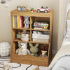 3-Tier Children's Multi-Functional Bookcase Toy Storage Bin Floor Cabinet-Natural - Gallery View 1 of 11
