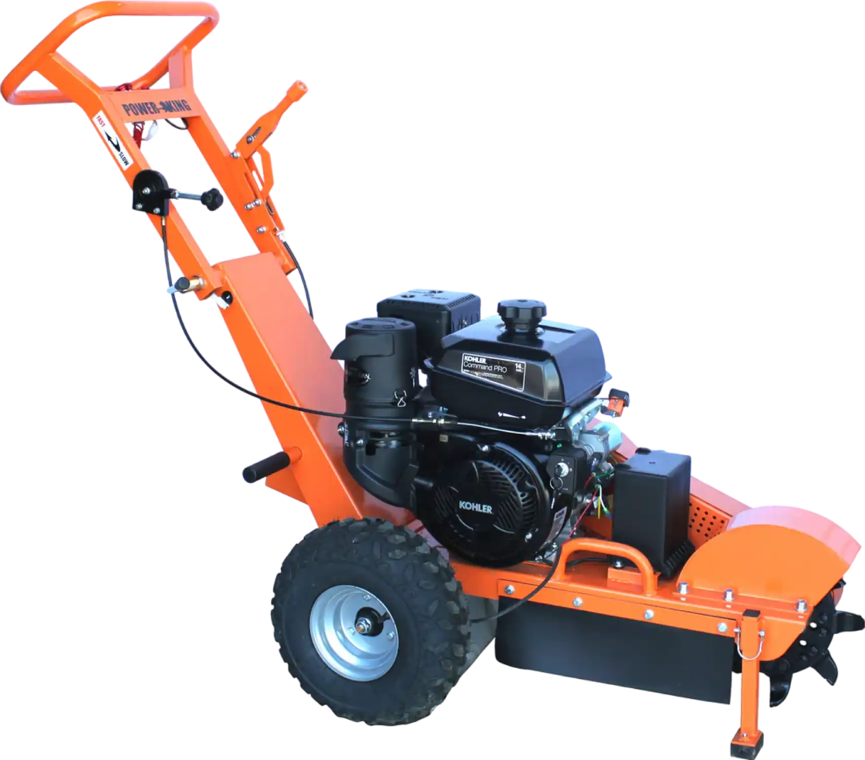 Power King Stump Grinder 14 HP Kohler Command Pro Electric Start GreenTeeth Compatible PK0803-EH New