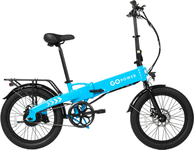 GoPowerBike Go Volt Electric Bike 20 MPH 45 Mile Range 500W Foldable New