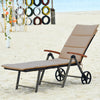 Outdoor Chaise Lounge Chair Rattan Lounger Recliner Chair - Gallery View 1 of 11