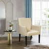 Executive Guest Chair Reception Waiting Room Arm Chair-Beige - Gallery View 1 of 12