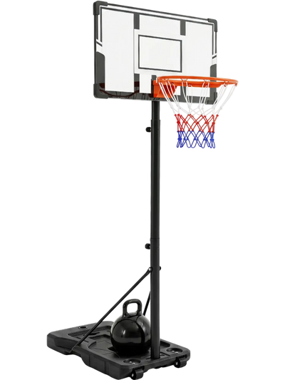 Costway Portable Adjustable Basketball Hoop w/ Base & Wheels 3.3'-10' 72743199 New