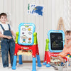 Height Adjustable Kids Art Easel Magnetic Double Sided Board-Blue - Gallery View 1 of 12