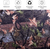 Close-up of the Portable Pop up Ground Camo Blind featuring durable Oxford fabric with camouflage leaf pattern.