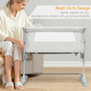 Travel Portable Baby Bed Side Sleeper  Bassinet Crib with Carrying Bag-Beige - Gallery View 1 of 11