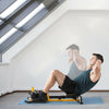 8-in-1 multifunctional home gym squat equipment with adjustable height, ideal for core and leg workouts.