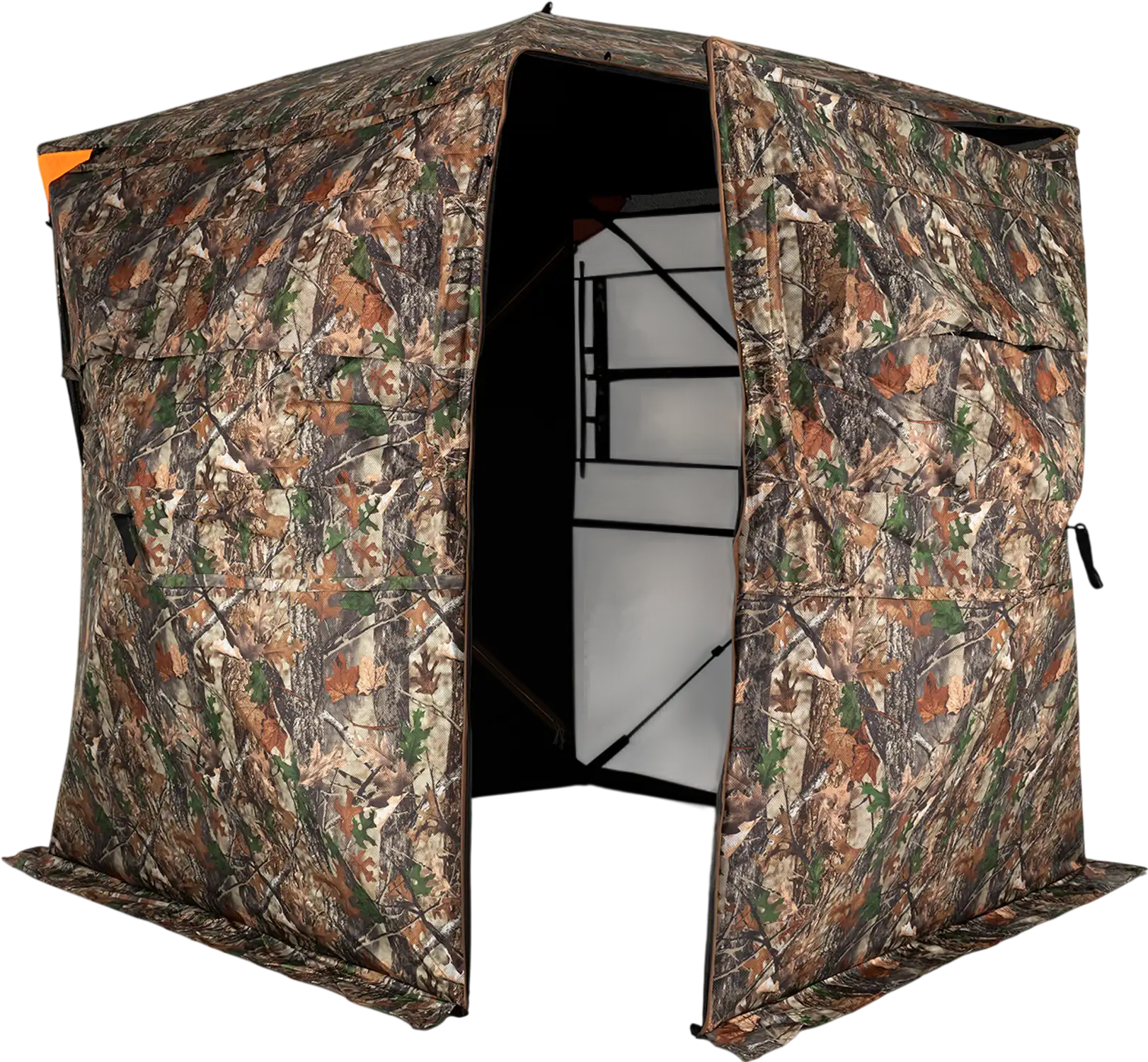 Costway 3-4 Person 270° See-Through Pop-Up Hunting Ground Blind Full-Open Swing Door 76849004 New