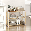 3/4-Tier Solid Wood Shoe Rack with Slatted Open Shelves-3-Tier - Gallery View 1 of 10
