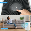 Touch screen controls of the 10000 BTU portable air conditioner with remote control, perfect for versatile cooling.