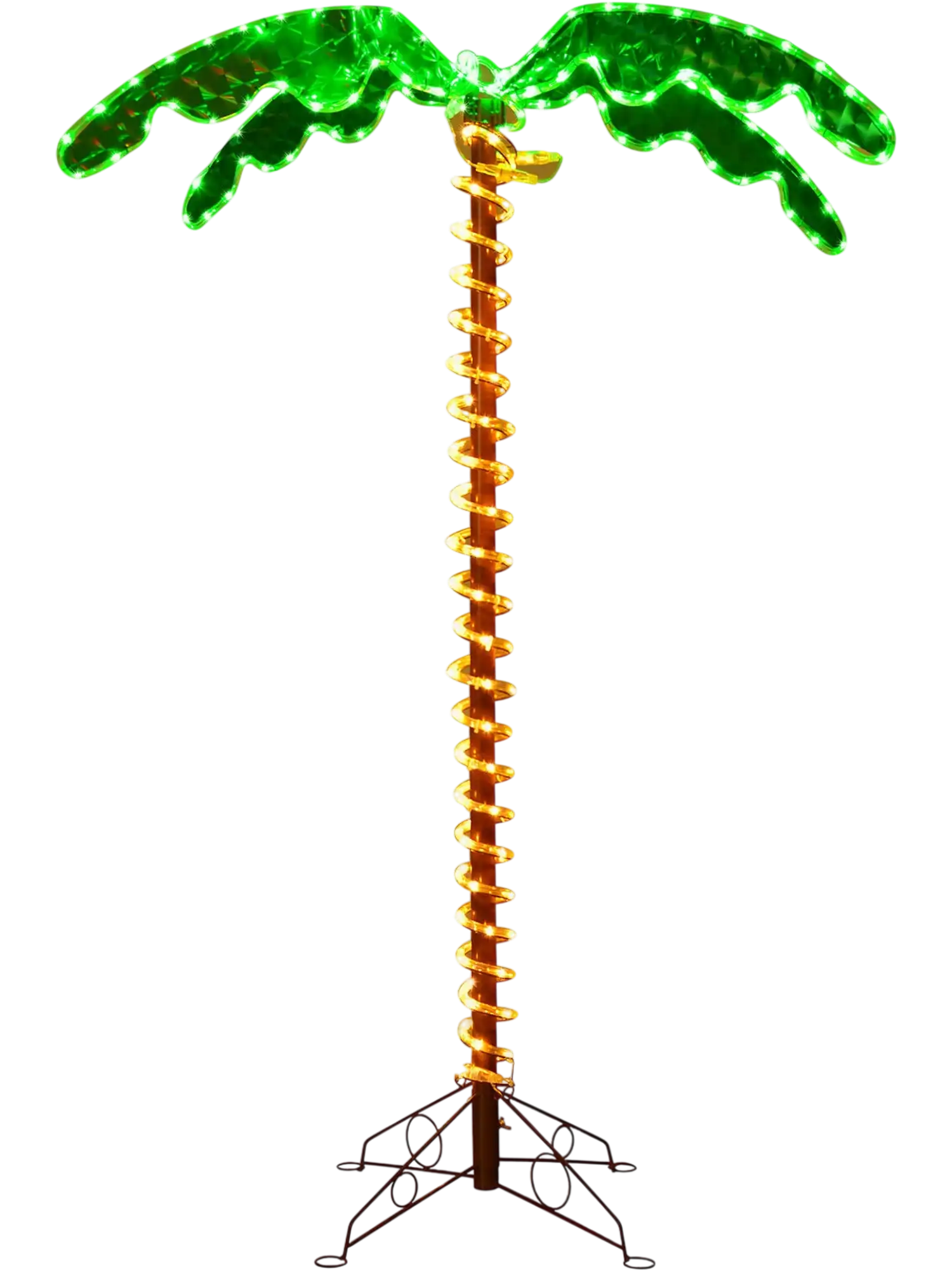 Costway 5' LED Pre-Lit Palm Tree Decor Light Rope 65239741 New