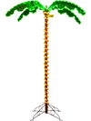 5 Feet LED Pre-lit Palm Tree Decor with Light Rope