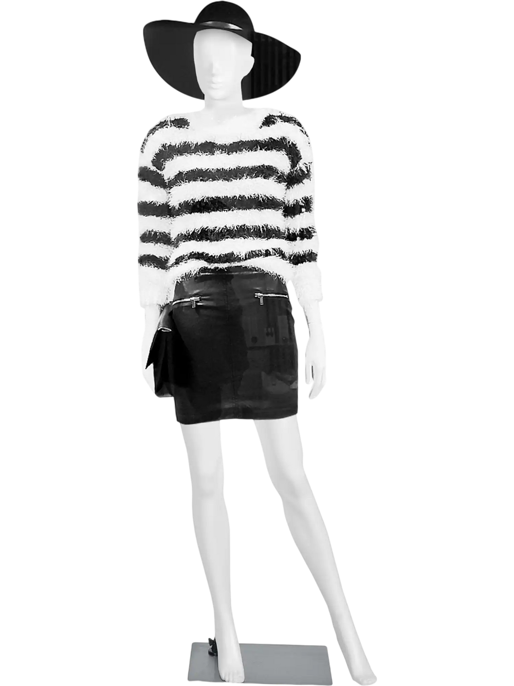 5.8 ft Plastic Female Mannequin Adjustable Detachable Manikin with Metal Stand