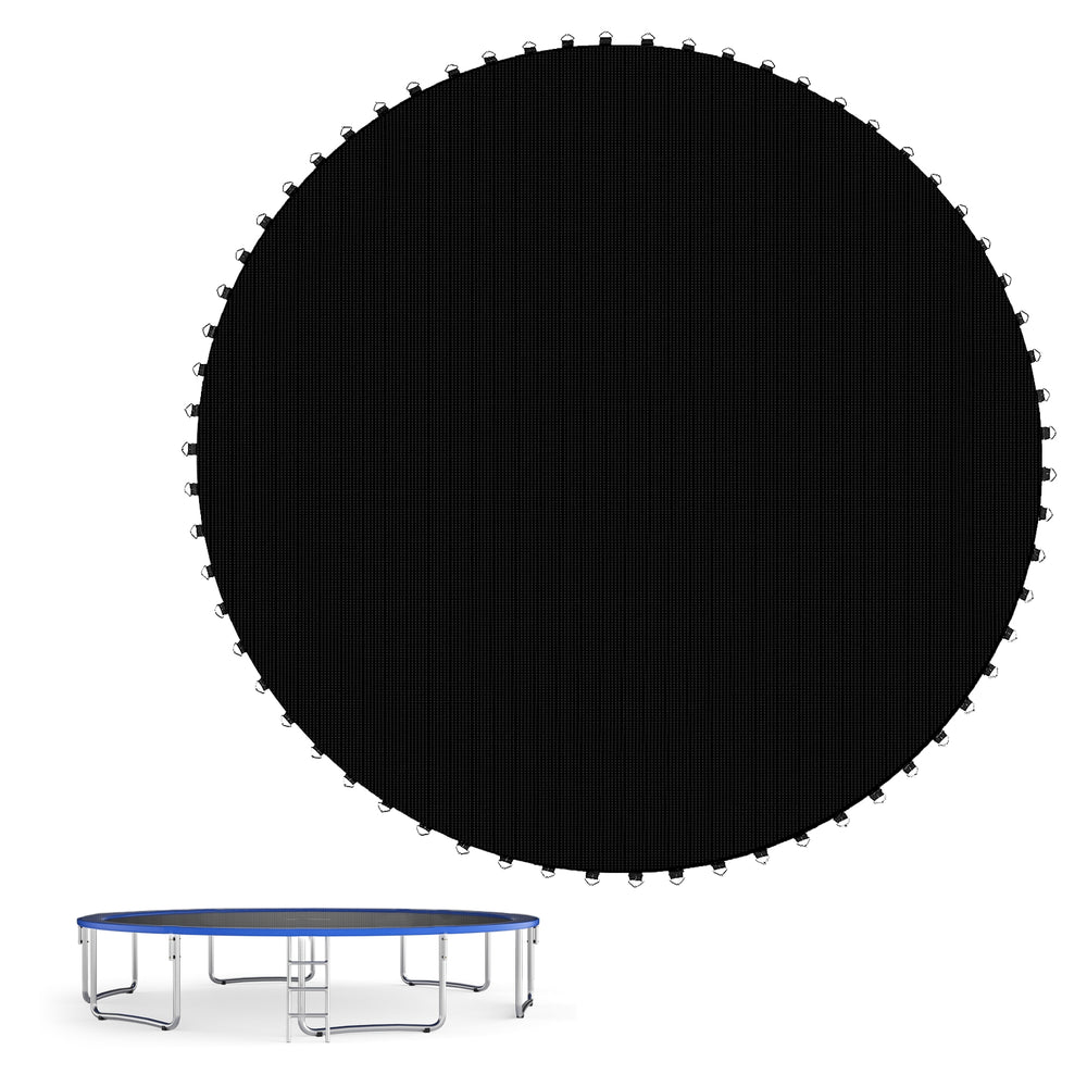 High-elastic PP replacement jumping mat for 12 ft trampoline, featuring durable material and upgraded 8-row stitching.