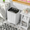 8 Lbs Compact Mini Twin Tub Washing Spiner Machine for Home and Apartment - Gallery View 1 of 10
