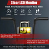 Upright air bike with clear LCD monitor displaying time, speed, distance, and calories for full body workouts.