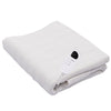 Digital auto overheat protection massage table warmer in white with remote control, featuring 5 heat settings for.