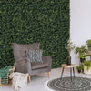 Artificial peanut leaf panel with 4-layer leaves, UV resistant, ideal for decorating walls and fences in various.